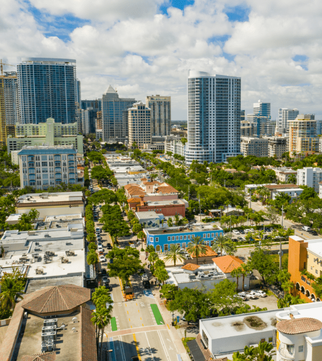 Aerial of city